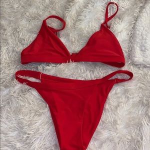 Women’s red bikini small!